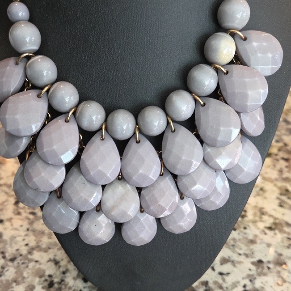 Source Unknown Jewelry - Source Unknown Gray Statement Necklace